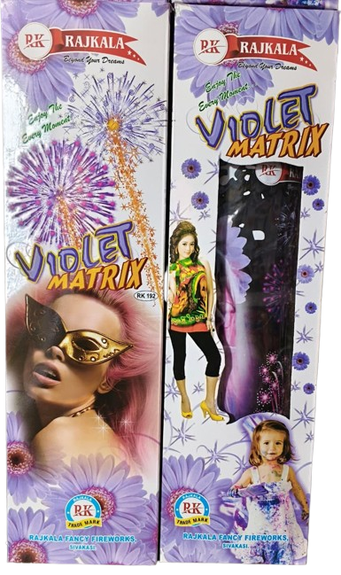 Violet Matrix fountain with Duel Aerial shots 1pc